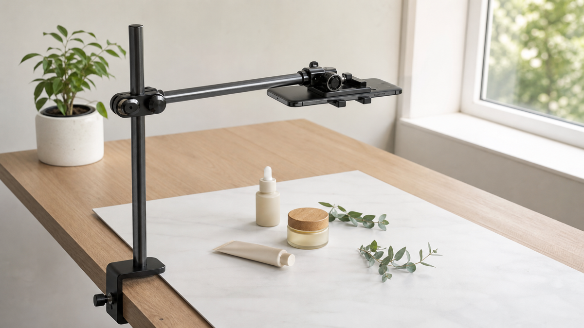 Держатель телефона сверху для съёмки сверху